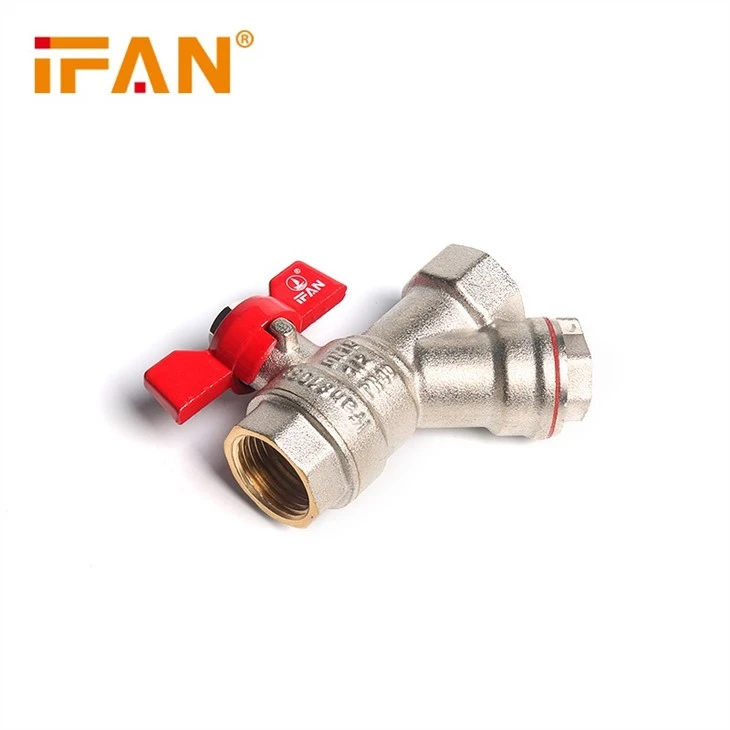 Brass Buttefly Filter Valve