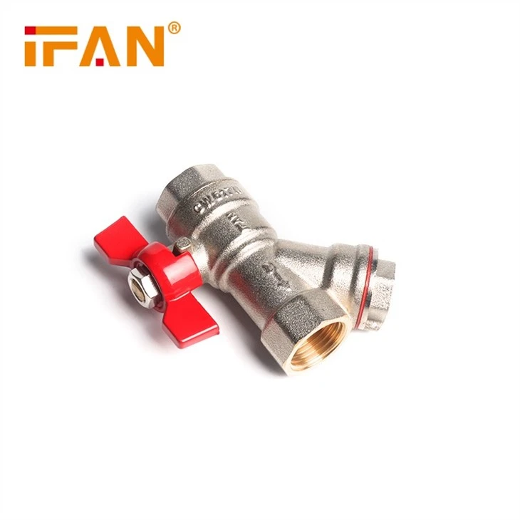 Brass Buttefly Filter Valve